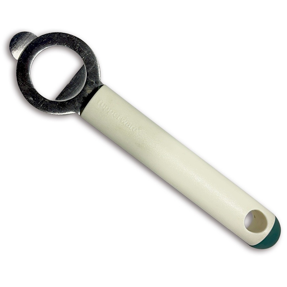 Vintage Tupperware Heavy Duty Bottle Opener Blue Tip 7.5 Inch